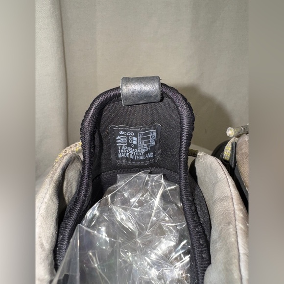 Ecco Exostrike GTX Women's Black High Top Hiking Boot Leather Gortex Size US 6 - Picture 5 of 9